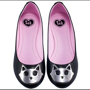 T.U.K. Metal Kitty Flats